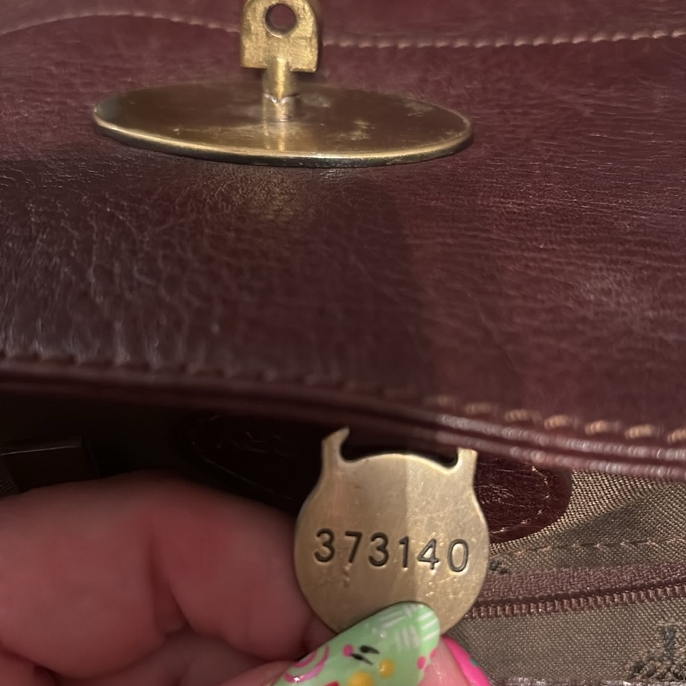 Mulberry Brown and Gold Leather Alexa Purse - Picture 13 of 15